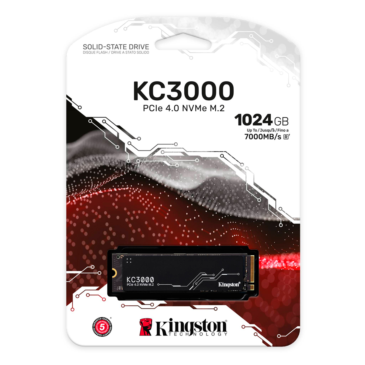 SSD M.2 2280 Kingston KC3000 1TB 3D TLC NVMe 3